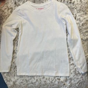 Plain white long sleeve